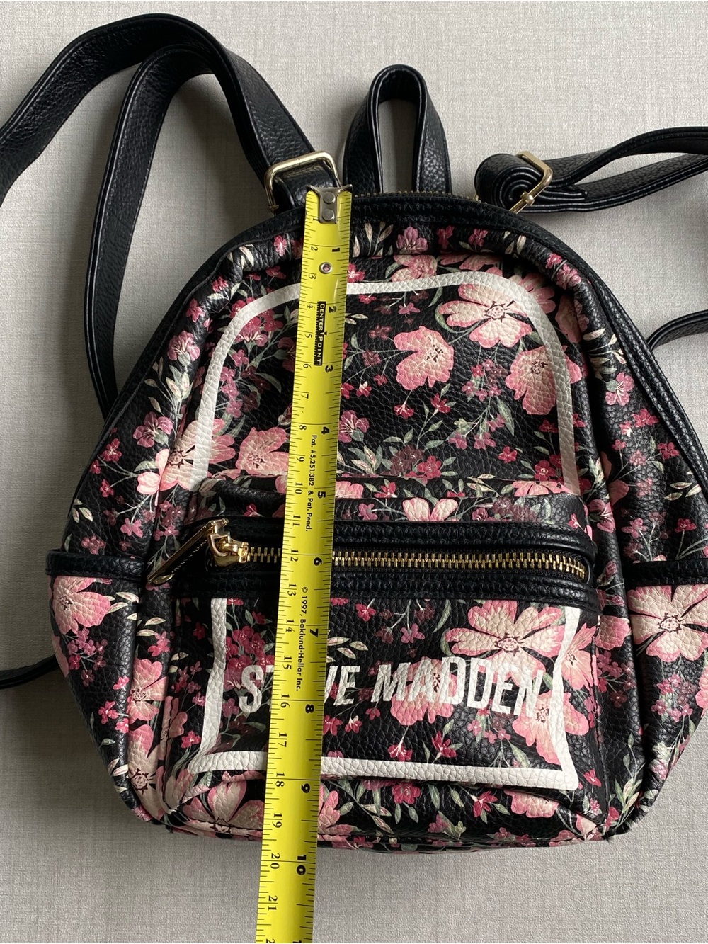 Steve Madden Pink Floral Mini Backpack - Picture 2 of 7